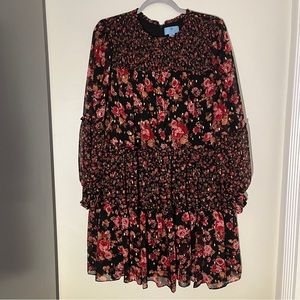 Floral CeCe dress tiered